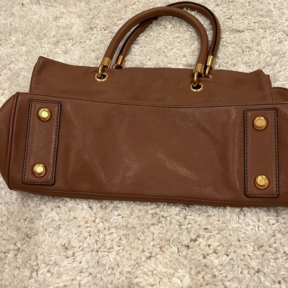 MARC BY MARC JACOBS Too Hot to Handle Zip Satchel Bag - Praline - Picture 11 of 13